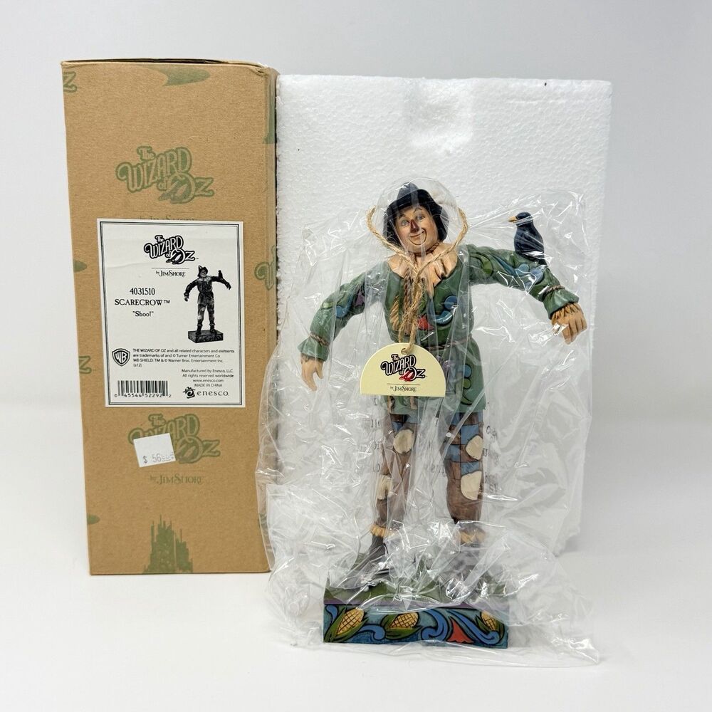 Jim Shore Wizard of Oz Shoo Scarecrow 4031510 Limited Edition Figurine Enesco